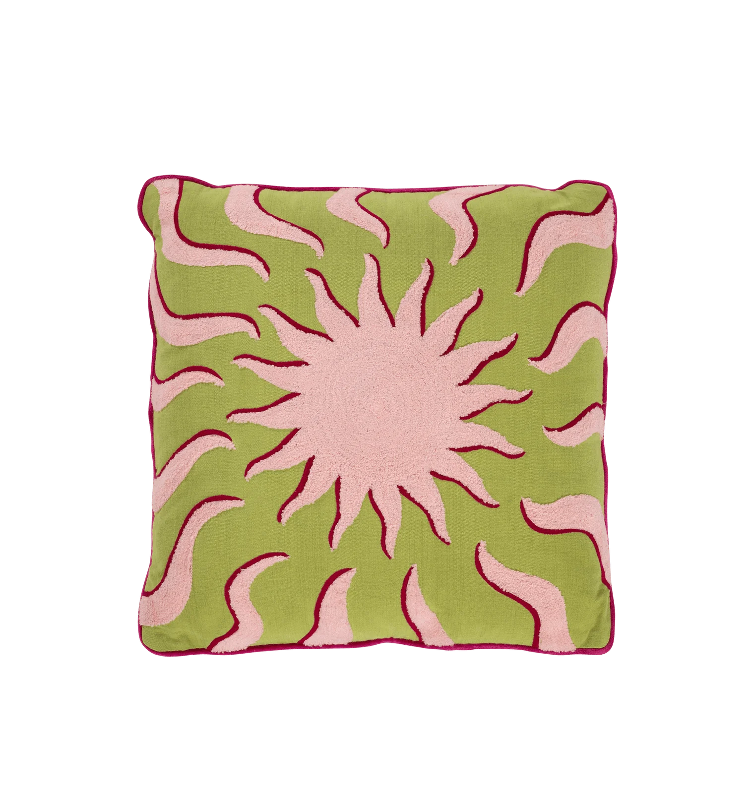 Embroidered Sunshine Cushion