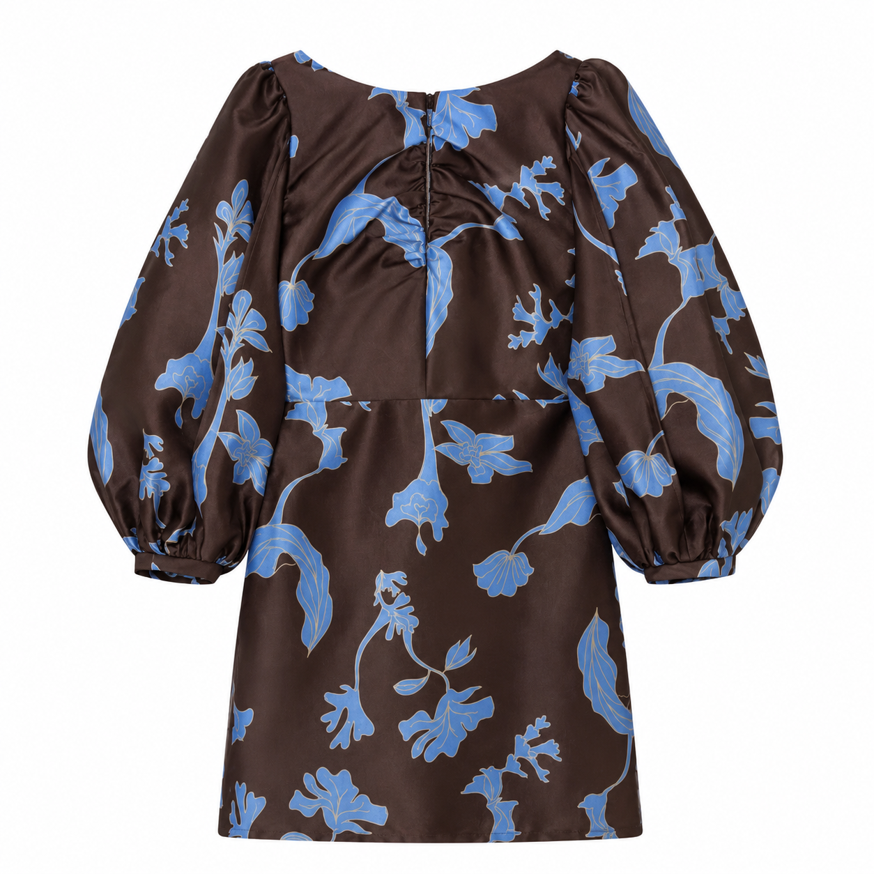 Liza Printed Open Back Dress