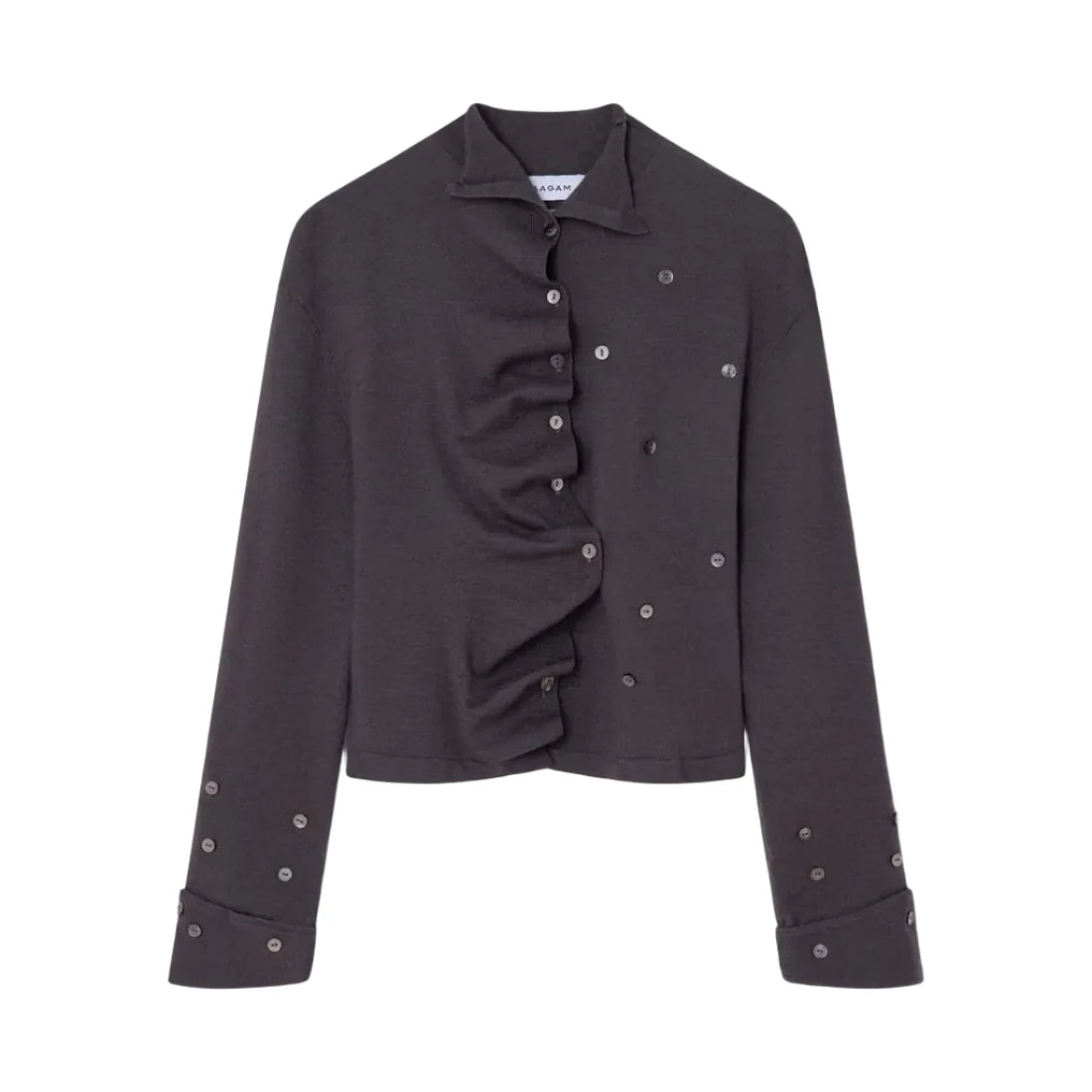 Fia Grey Buttoned Cardigan