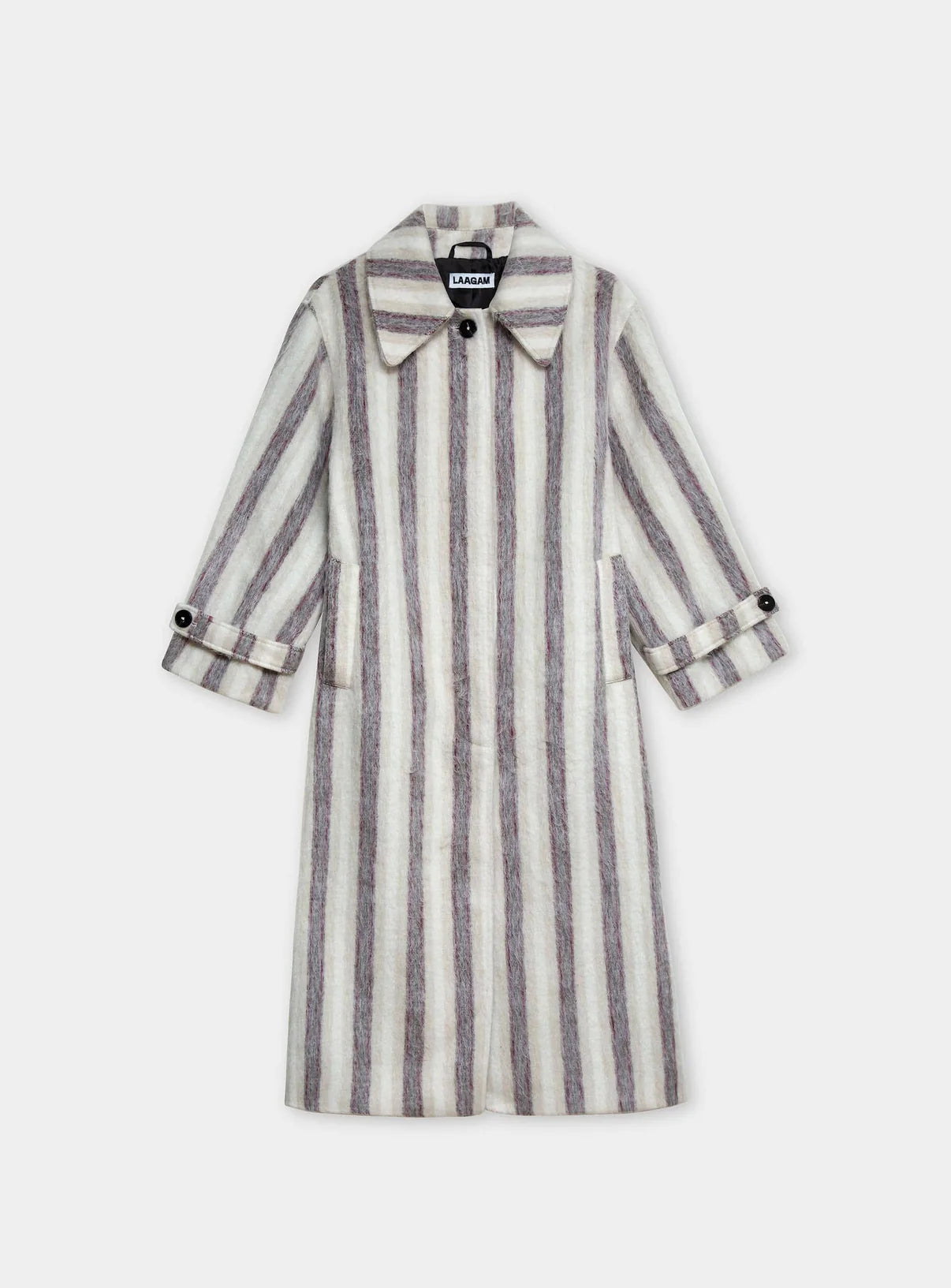 Portobello Striped Ecru Coat