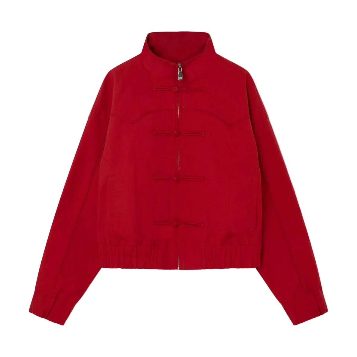 Sylvie Red Bomber Jacket