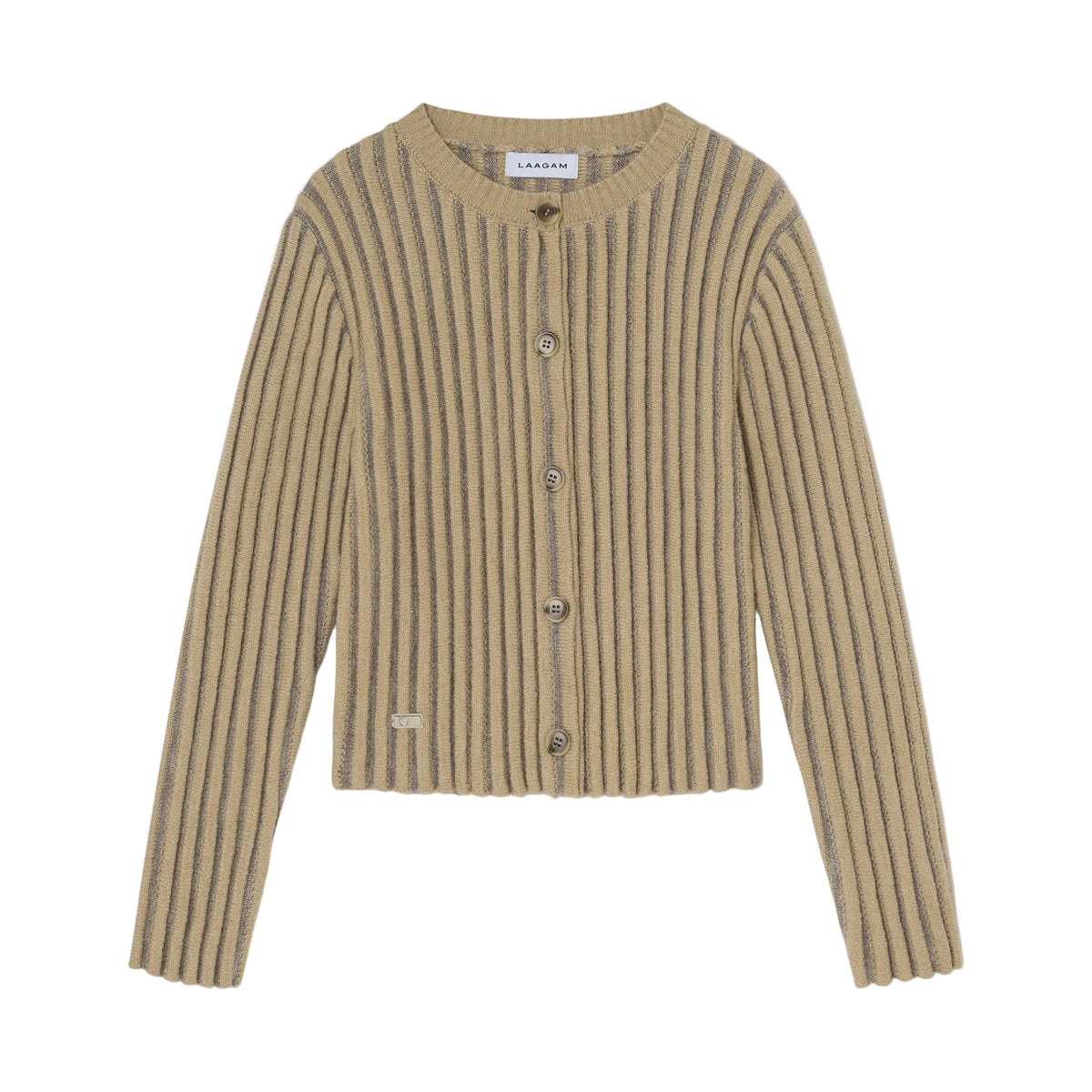 Joyce Ecru Textured Cardigan