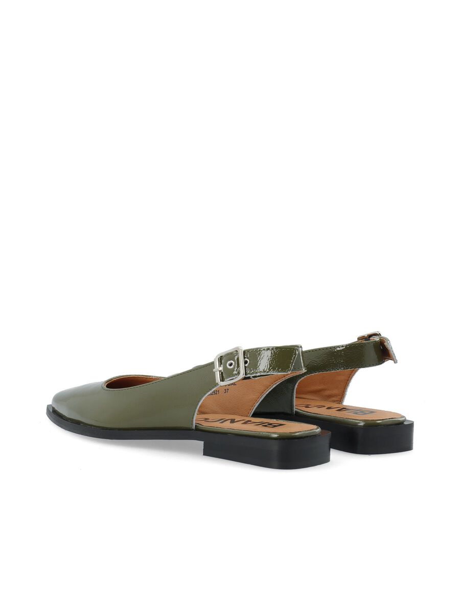 BIAVICTORIA Slingbacks Olive Green