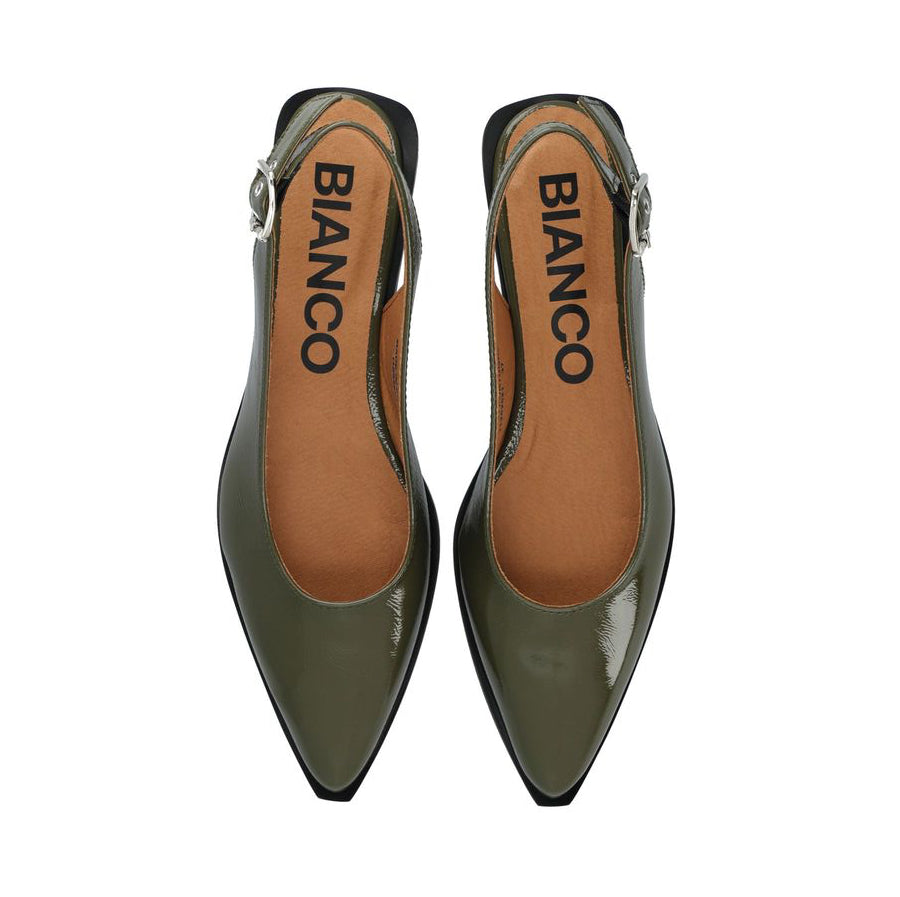 BIAVICTORIA Slingbacks Olive Green