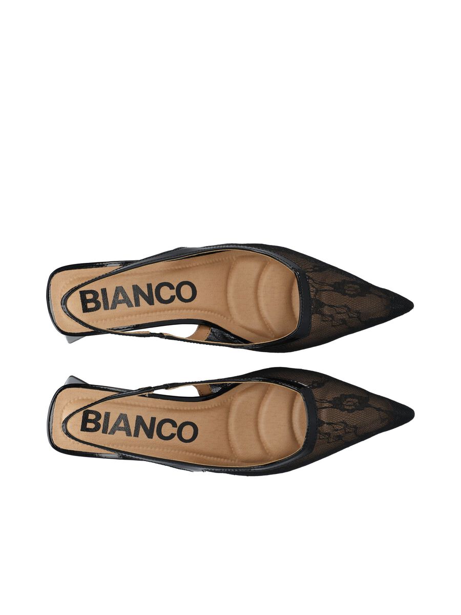 Slingback Mesh Black