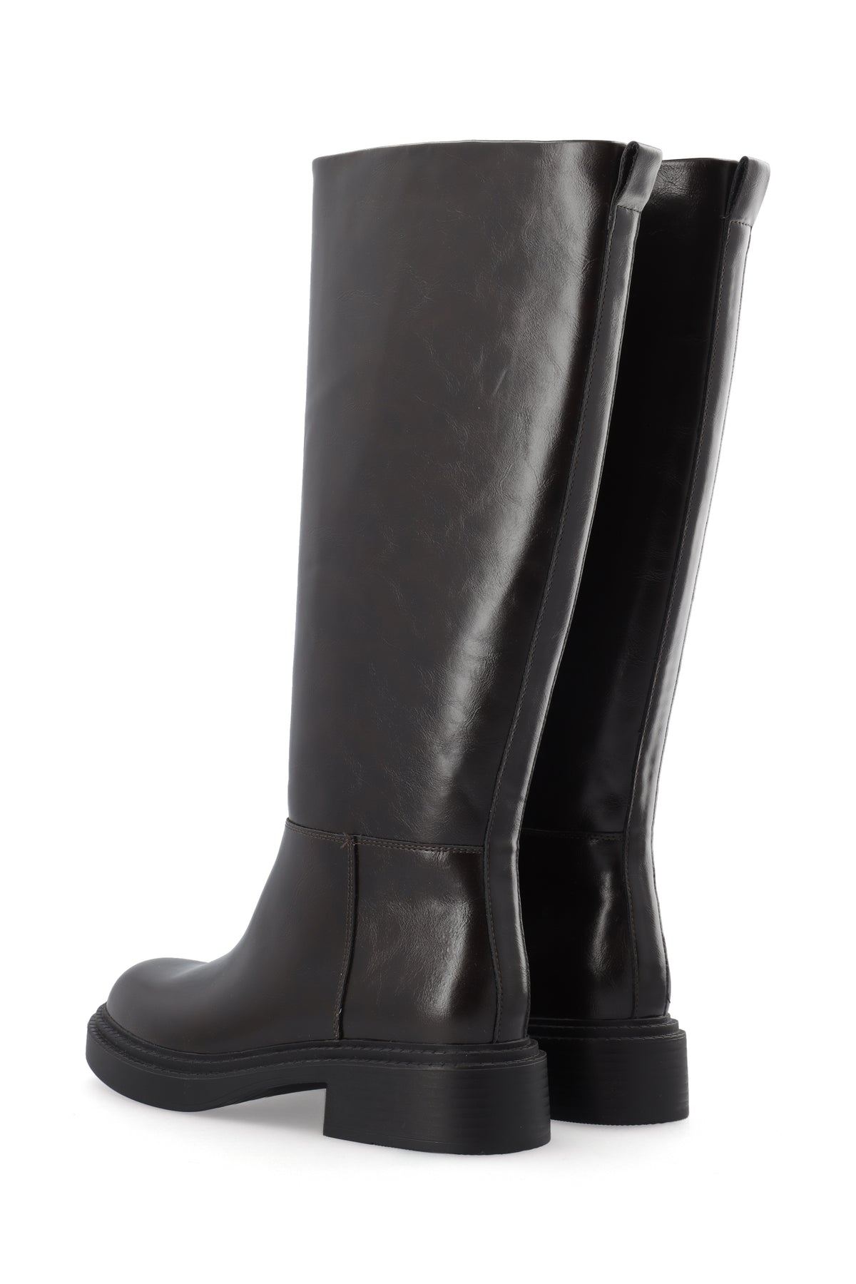 BIAMARY Knee High Pull on Boots