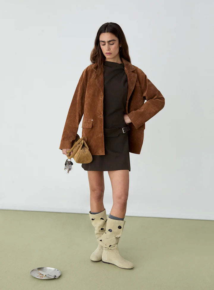 Zola Short brown dress