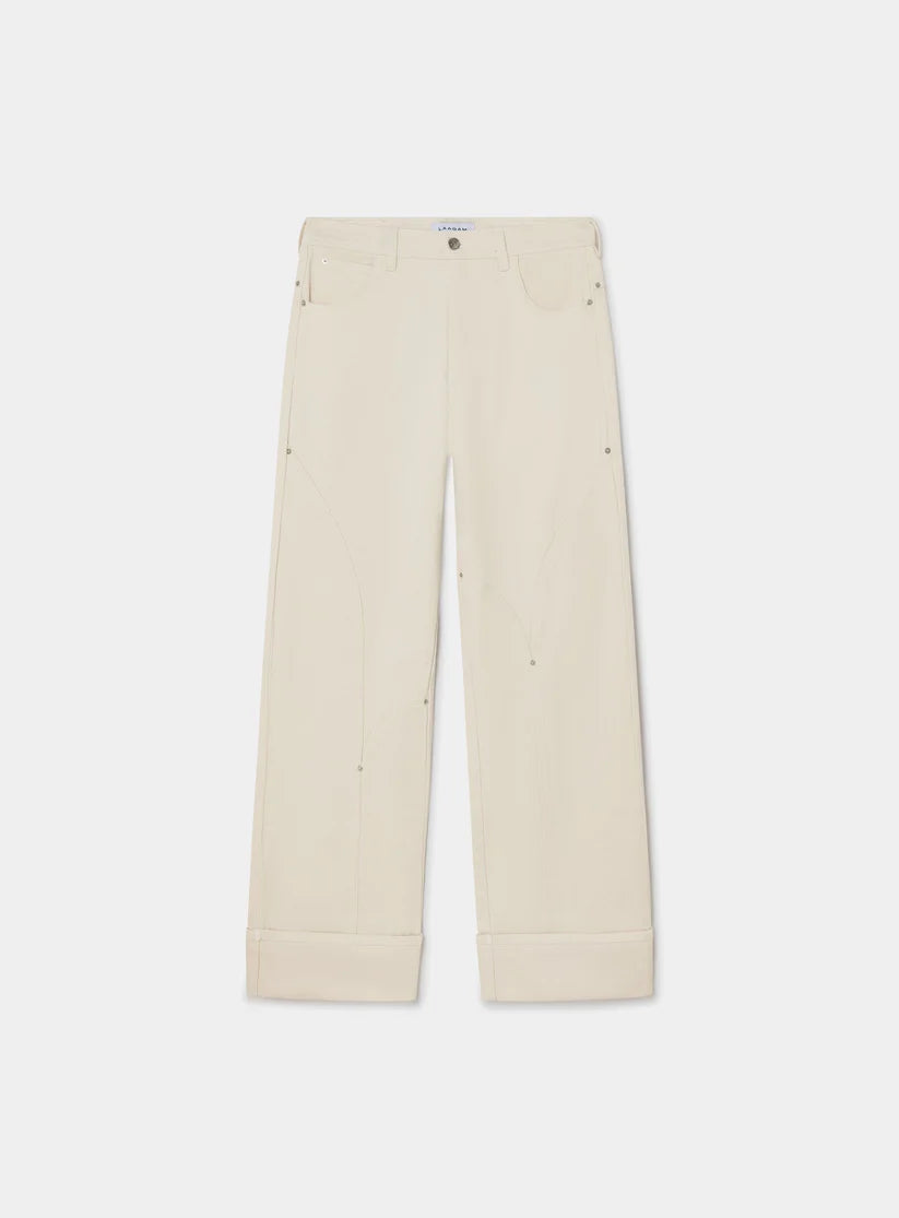 Dallas ecru denim pants