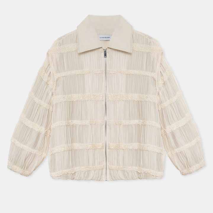 Kiara Ecru bomber