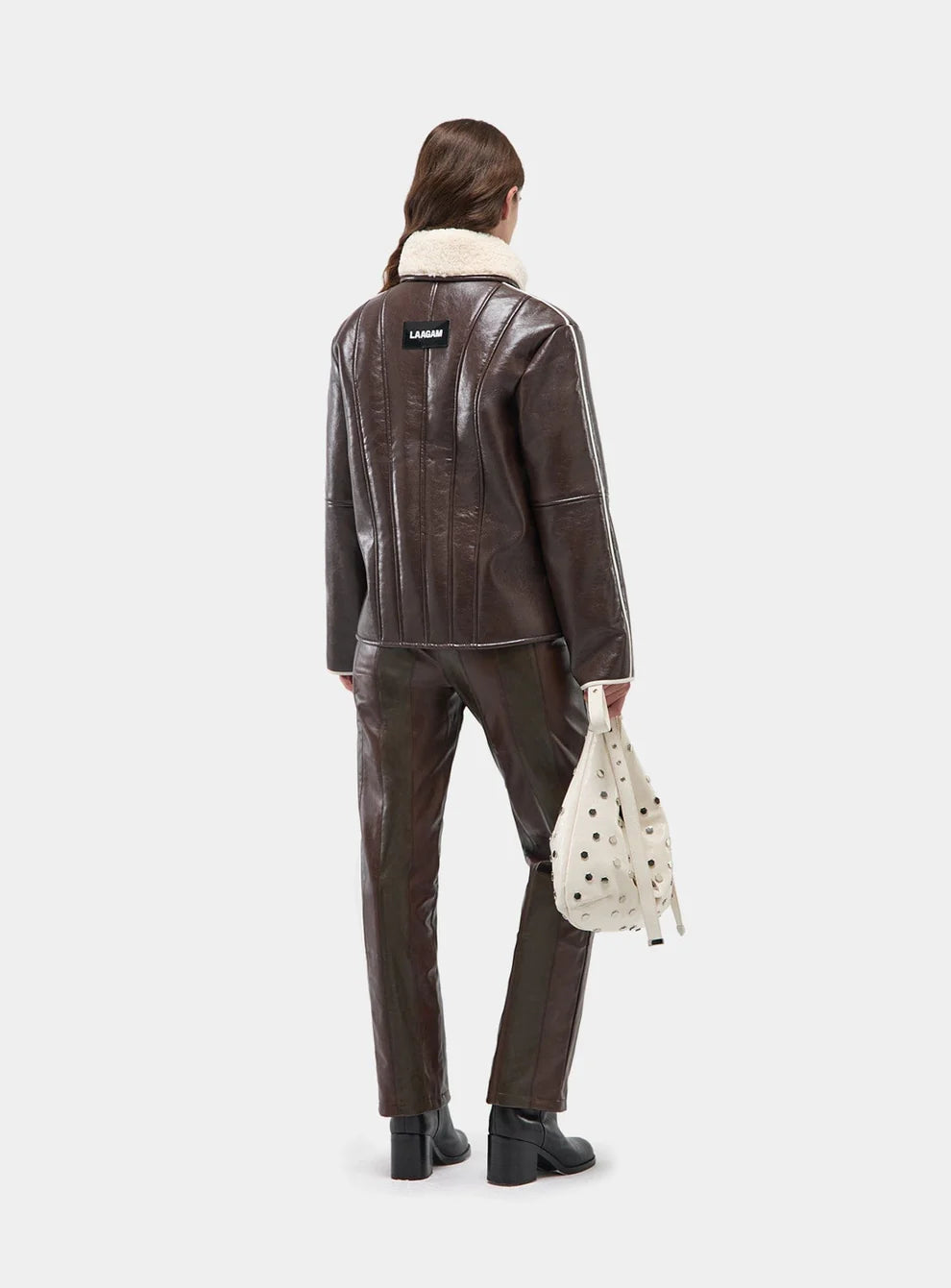 Nora Brown Shearling Jacket