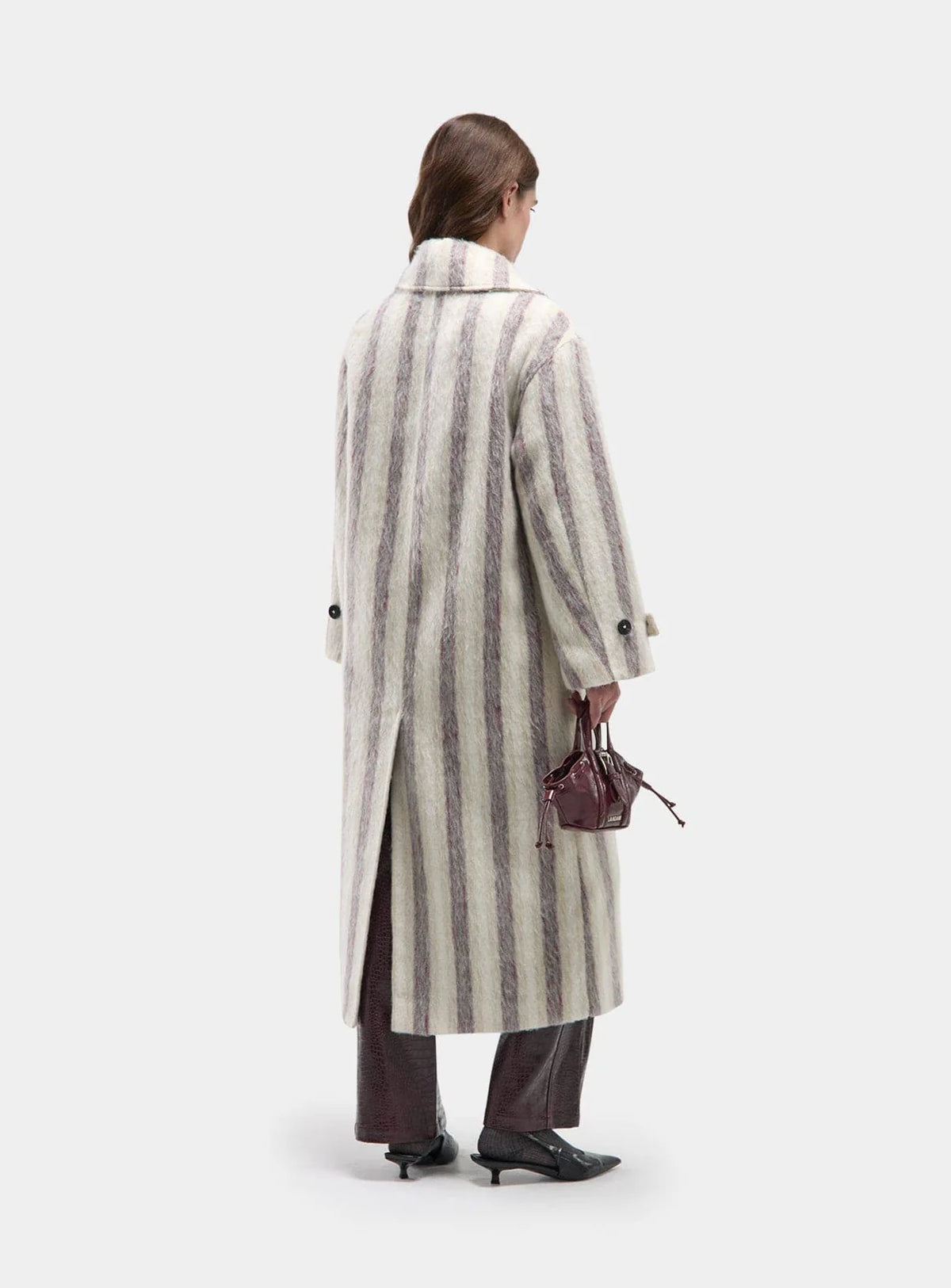 Portobello Striped Ecru Coat