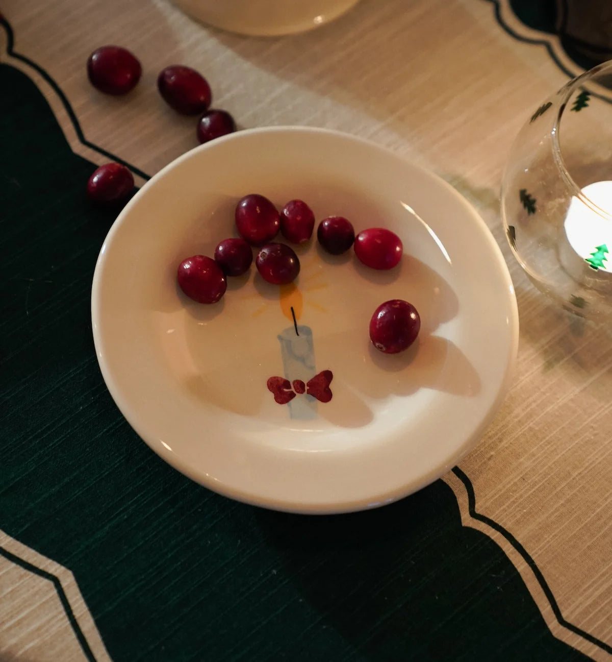Holy Night Dessert Plate