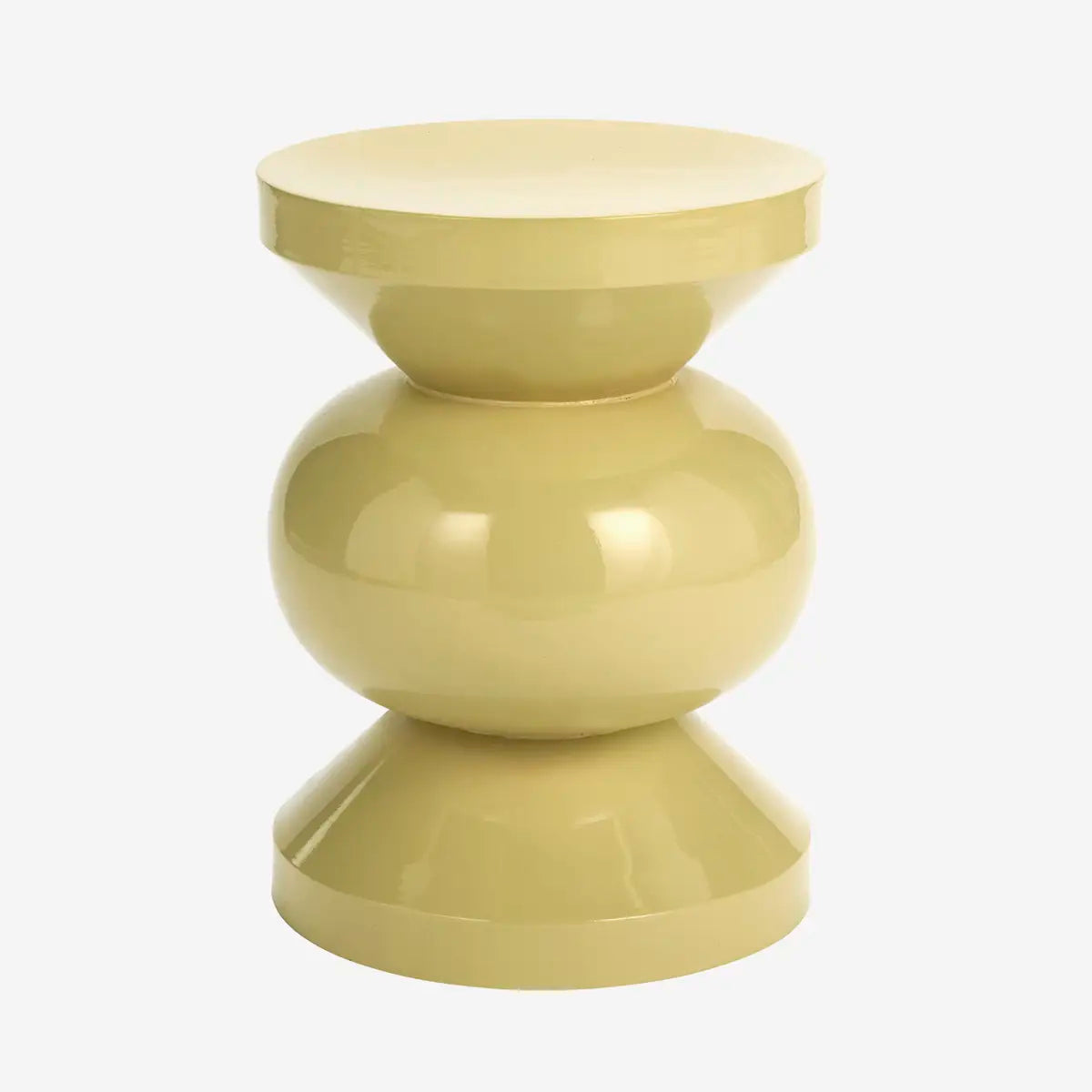 Butter Yellow Iron Stool