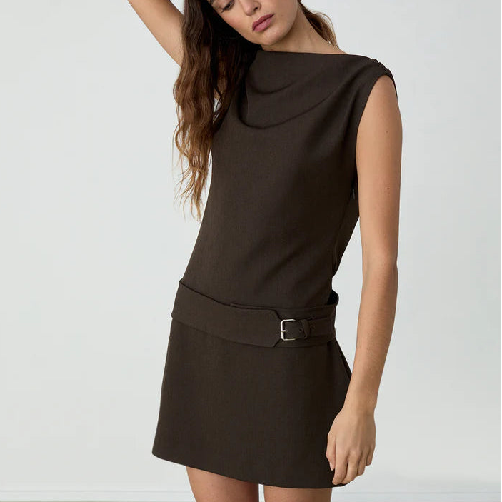 Zola Short brown dress