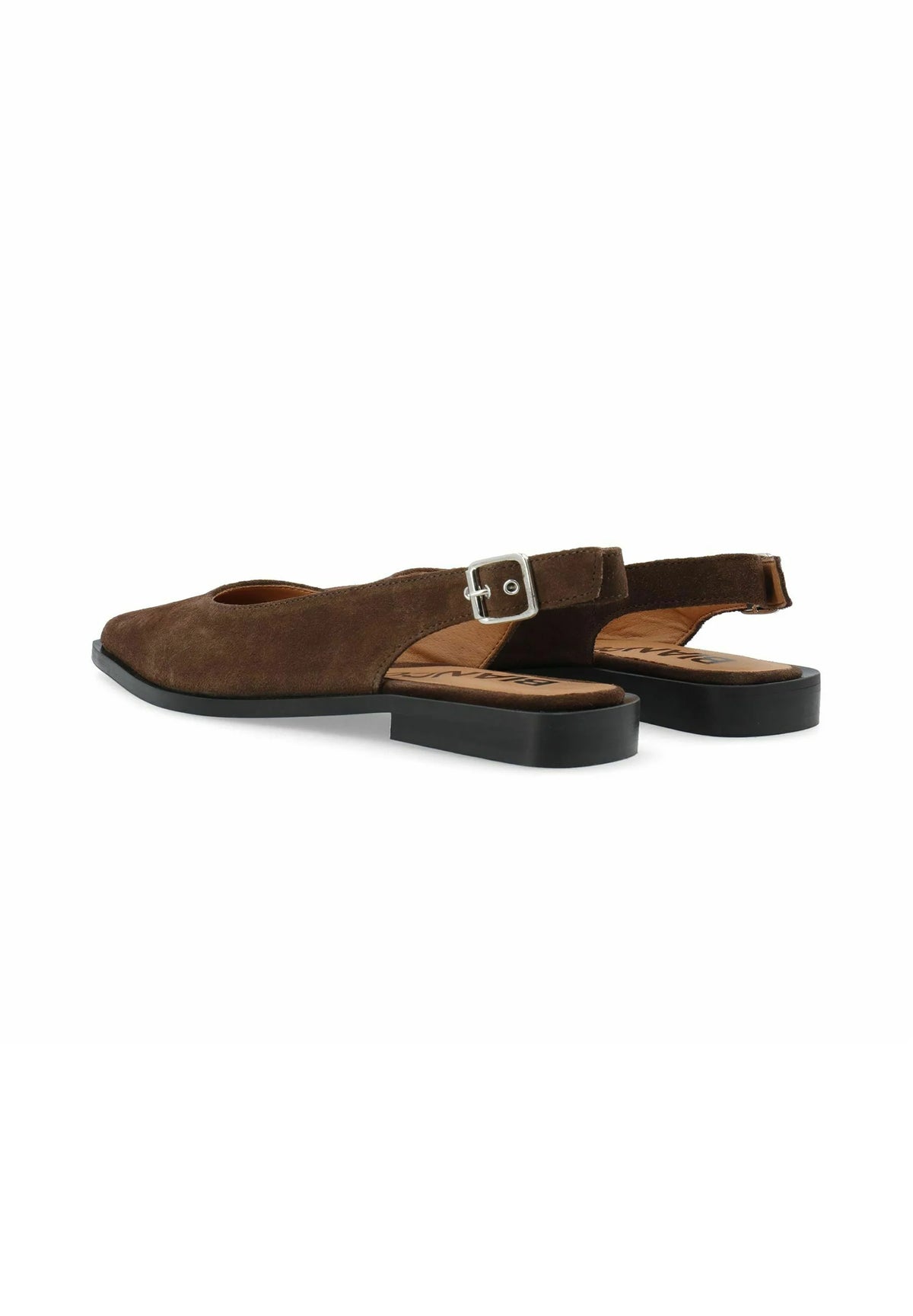 BIAVICTORIA Slingback ballerina's brown suede