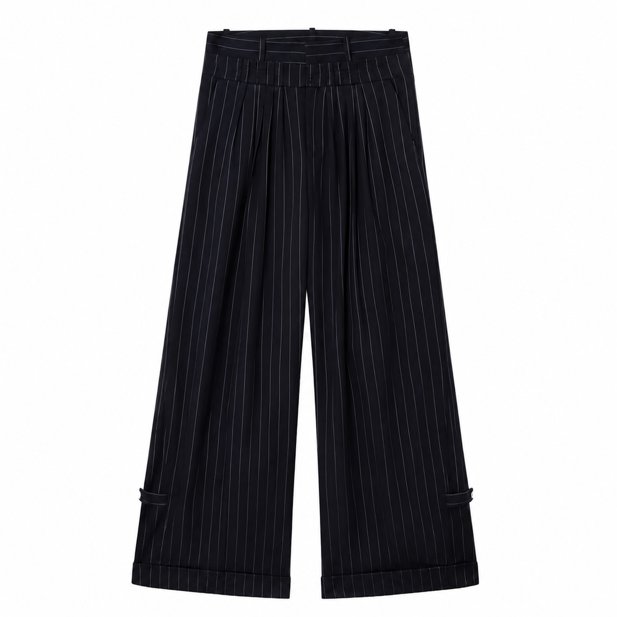 Stella Navy Blue Striped Pants