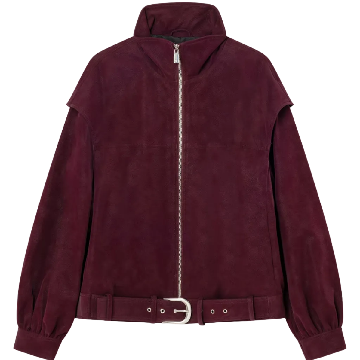 Signy Burgundy Bomber Jacket