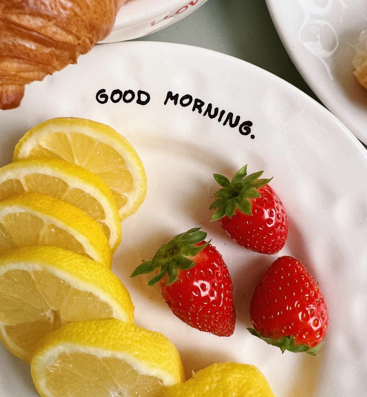 Breakfast plate - good morning