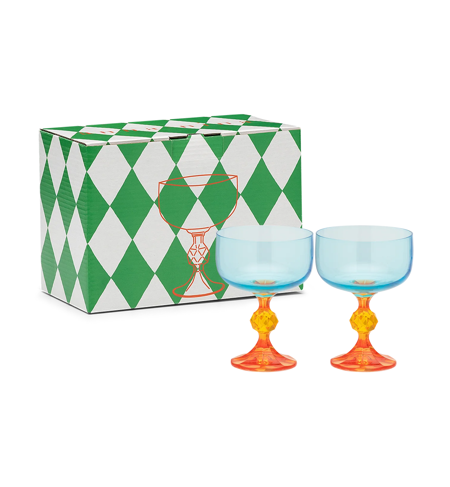 Paradise Cocktail Glass Set of 2