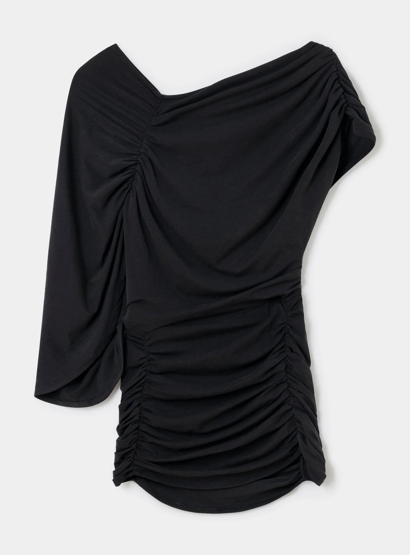 AERIS BLACK DRAPED TOP