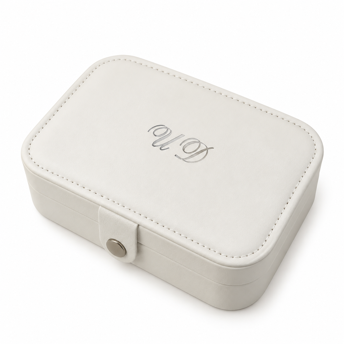 Personalized Jewelry Box White