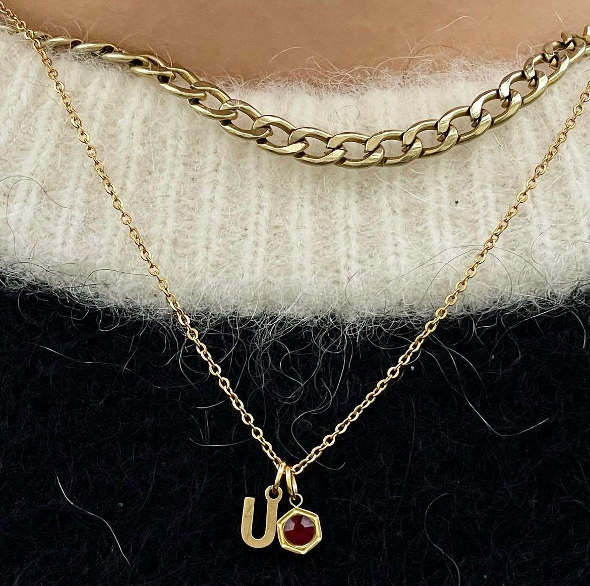 Birthstone Charm (necklace not included)