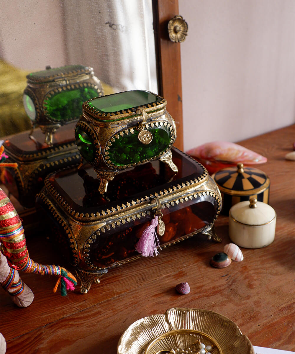 Laila Reasure Box Emerald Green