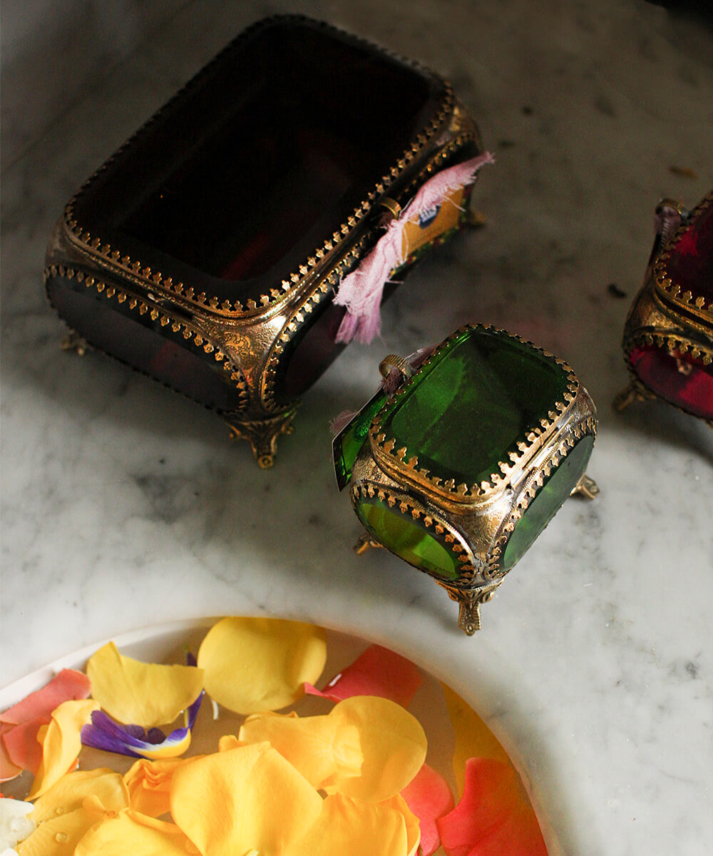 Laila Reasure Box Emerald Green