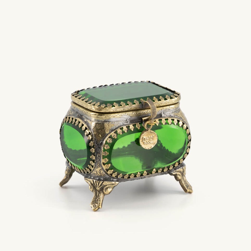 Laila Reasure Box Emerald Green
