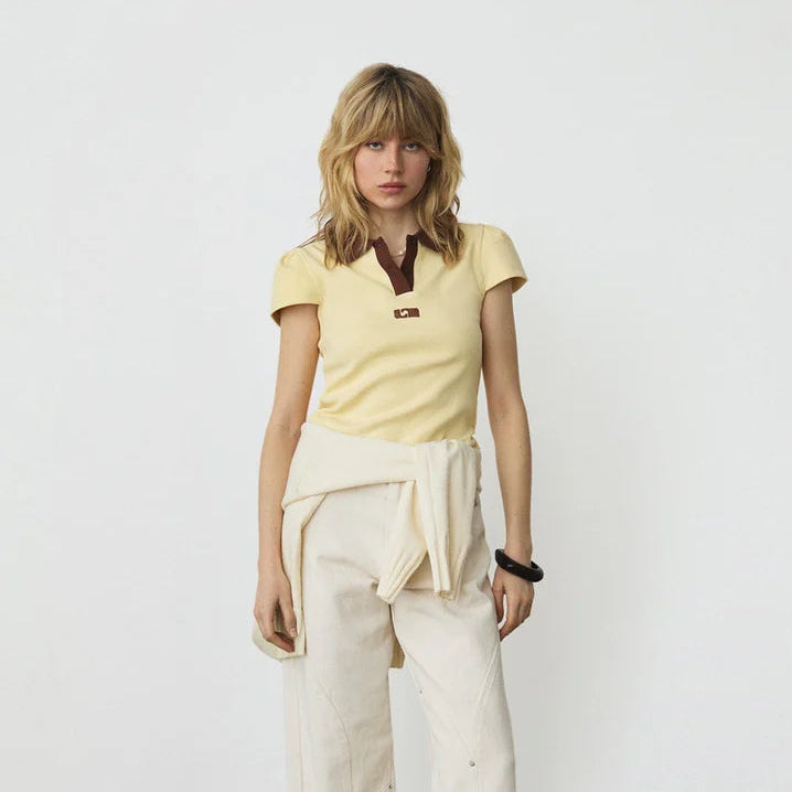 Erya butter polo t-shirt