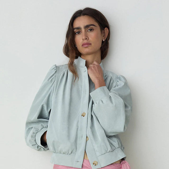 Roby light blue bomber jacket
