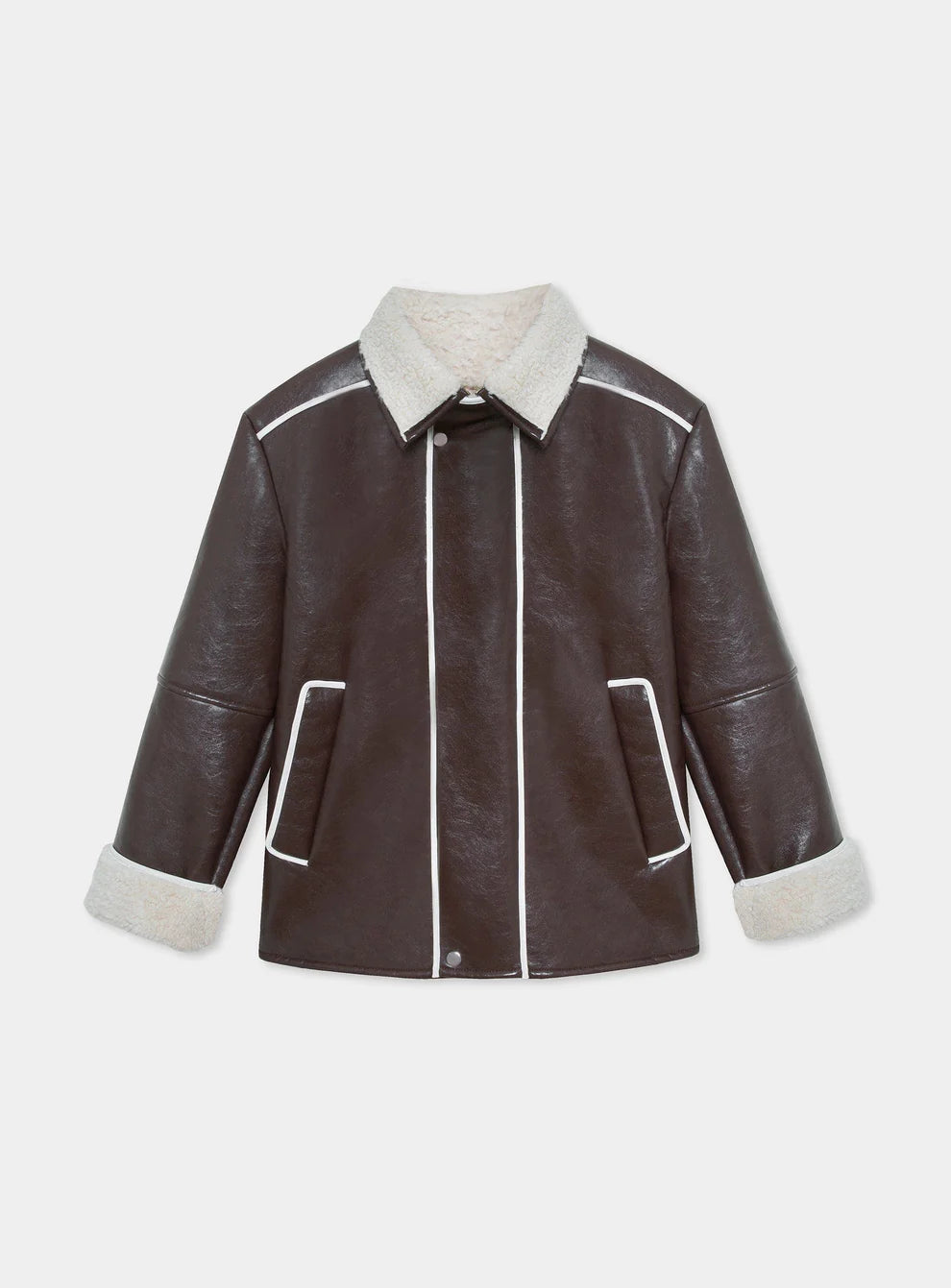 Nora Brown Shearling Jacket