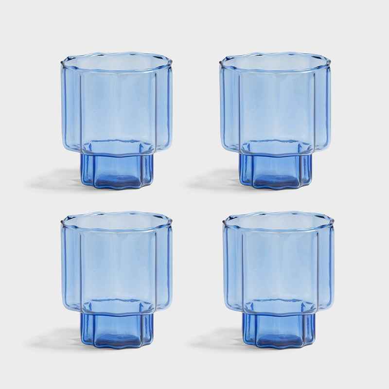 Glass Bloom Blue set/4
