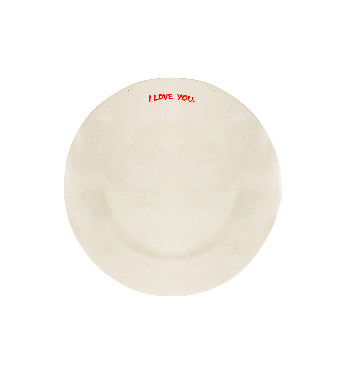 Breakfast plate - I love you