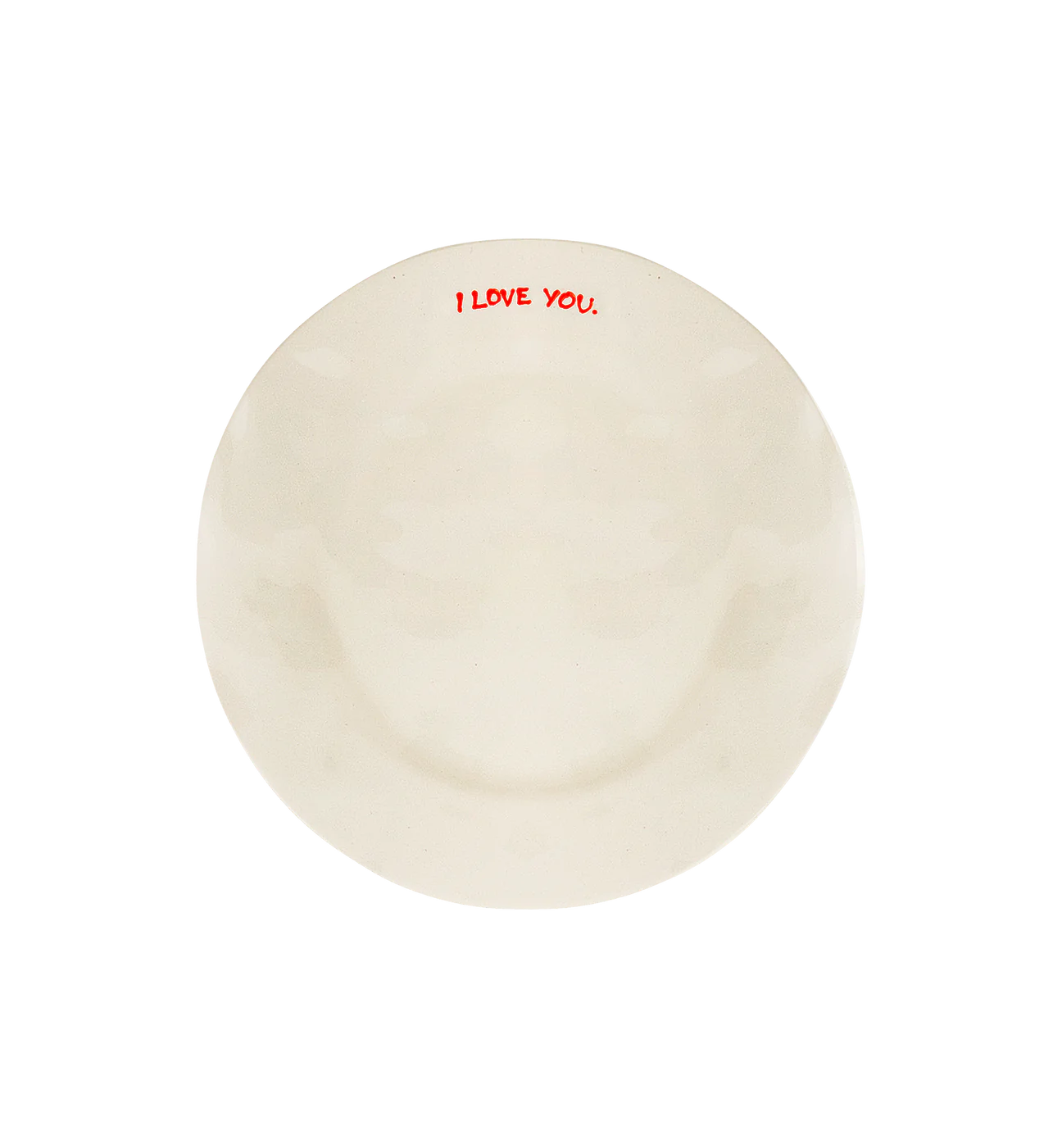 Breakfast plate - I love you