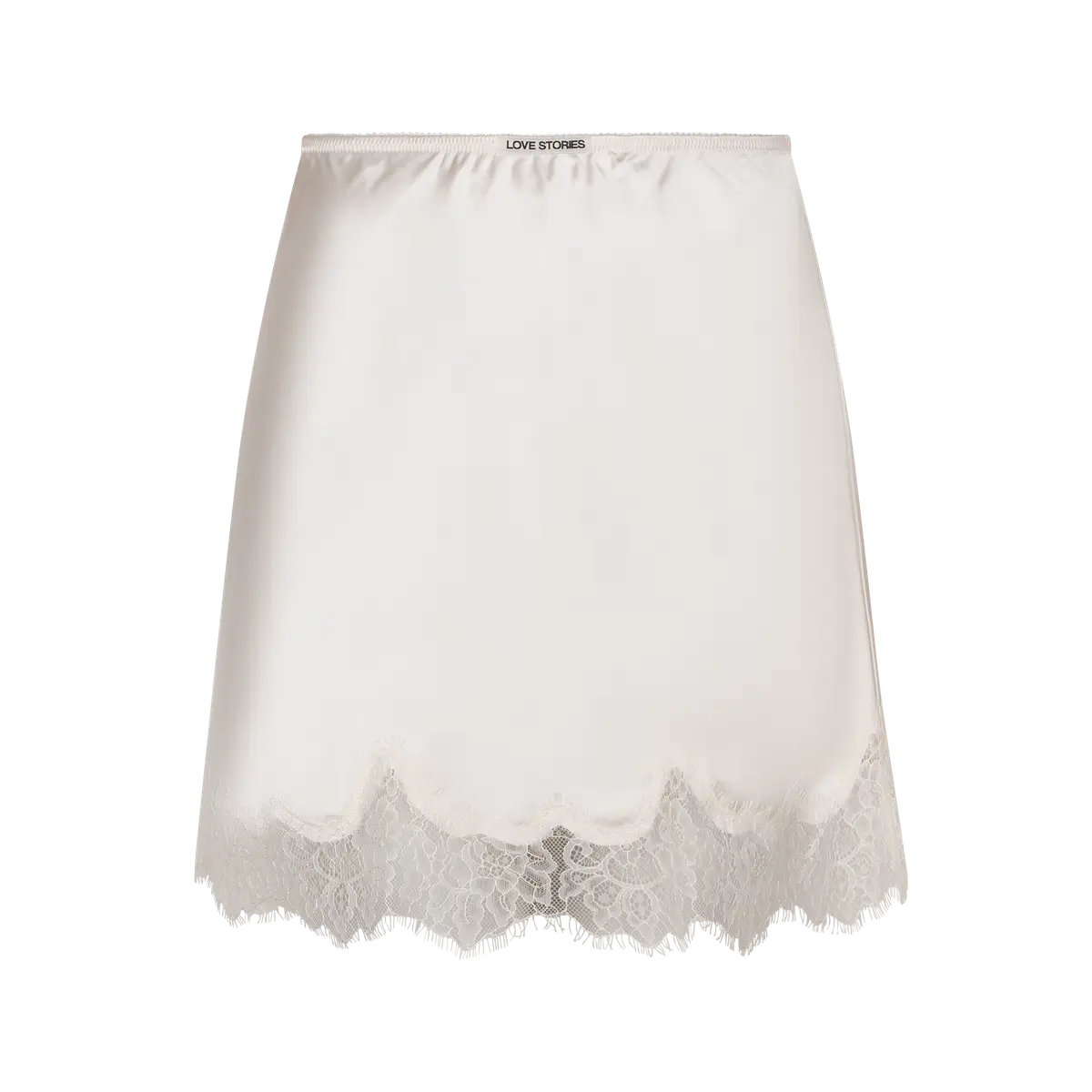 LS Pine silk skirt