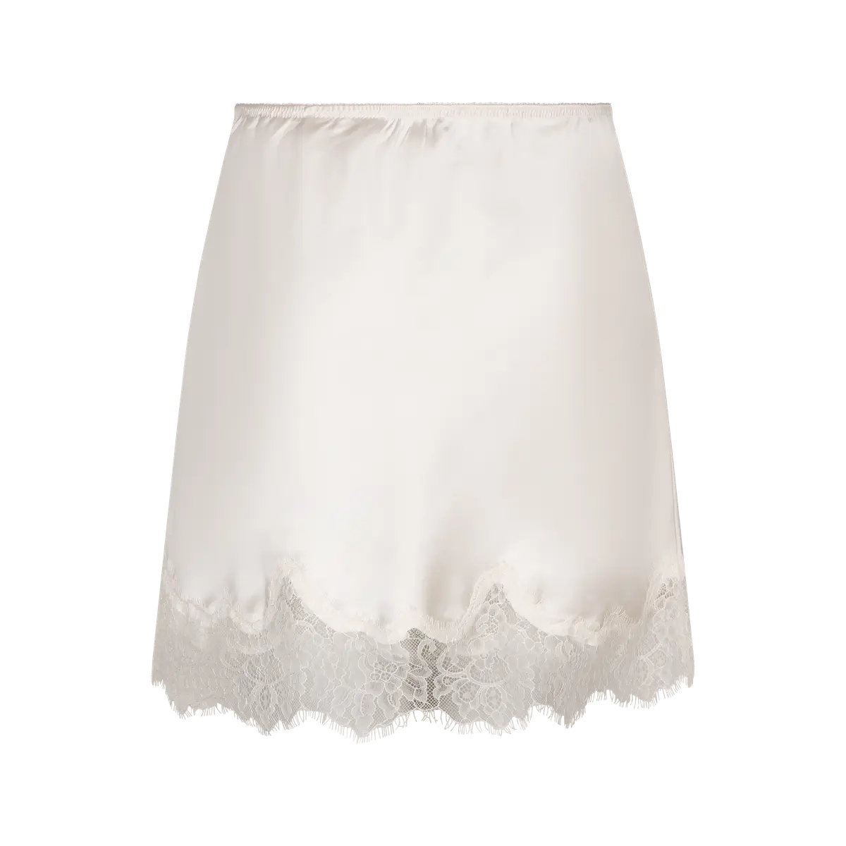 LS Pine silk skirt