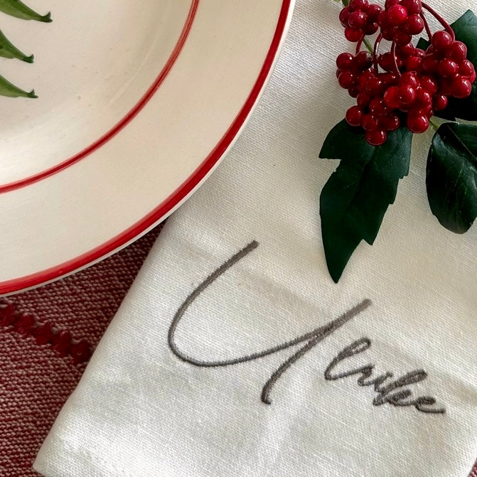 Gepersonaliseerde Serviette/stuk