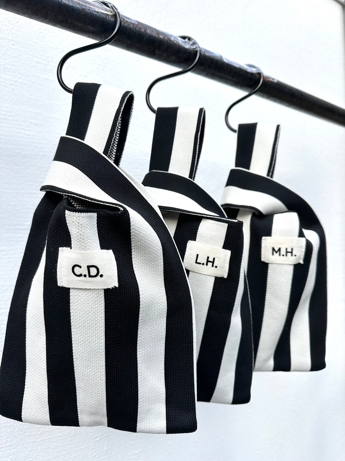 Gepersonaliseerde Striped Shopper