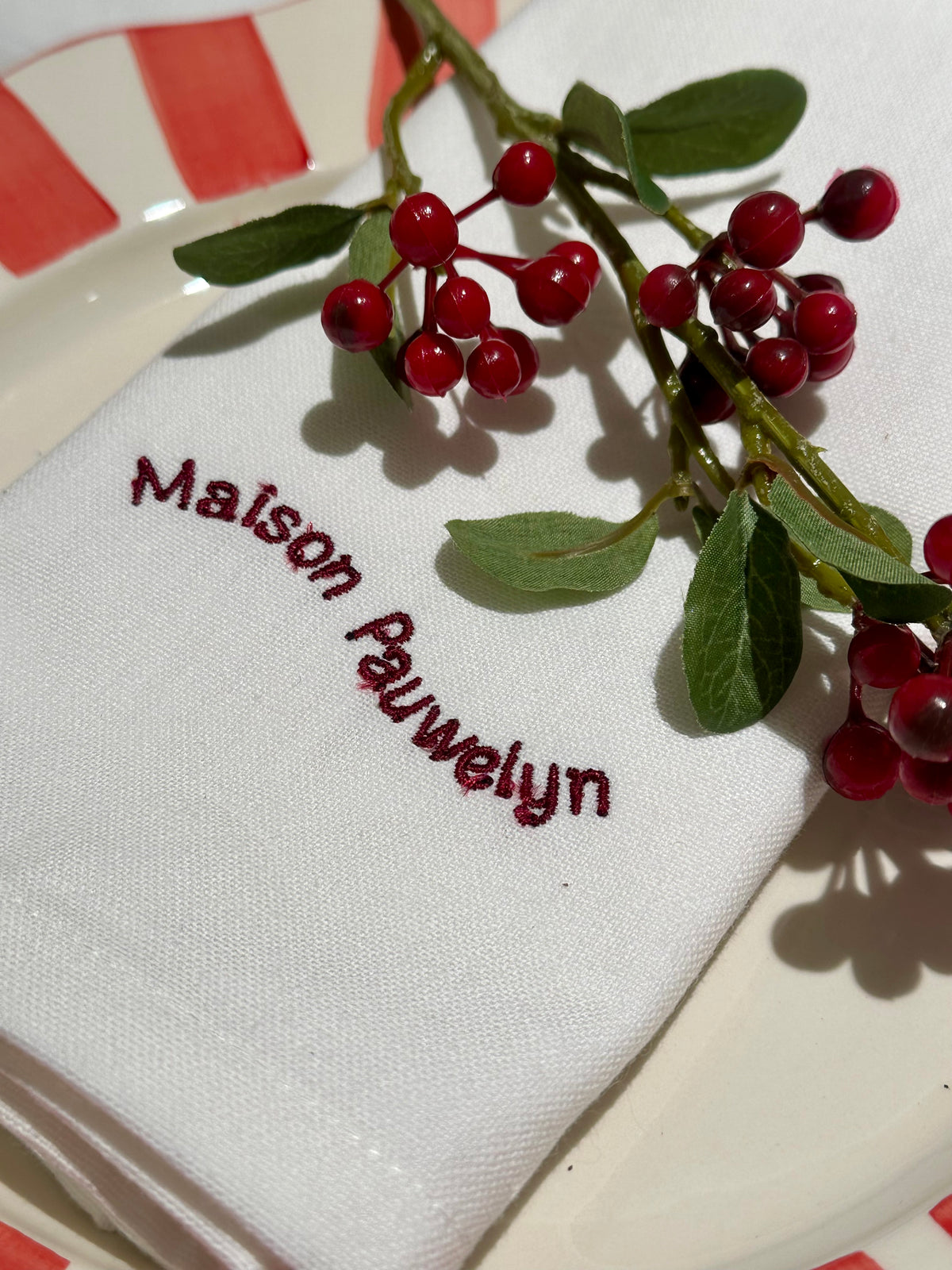 Gepersonaliseerde Serviette/stuk