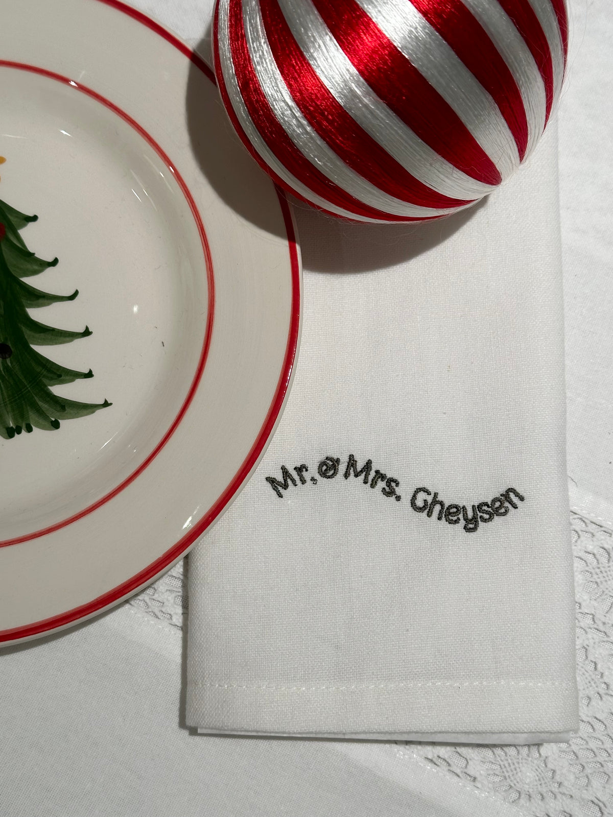 Gepersonaliseerde Serviette/stuk