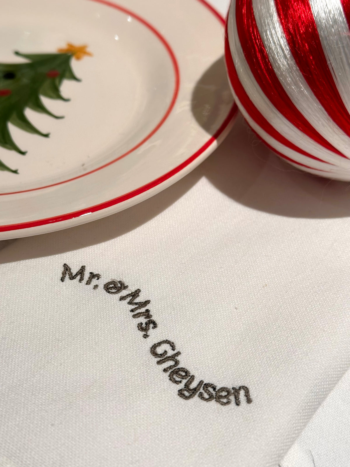 Gepersonaliseerde Serviette/stuk