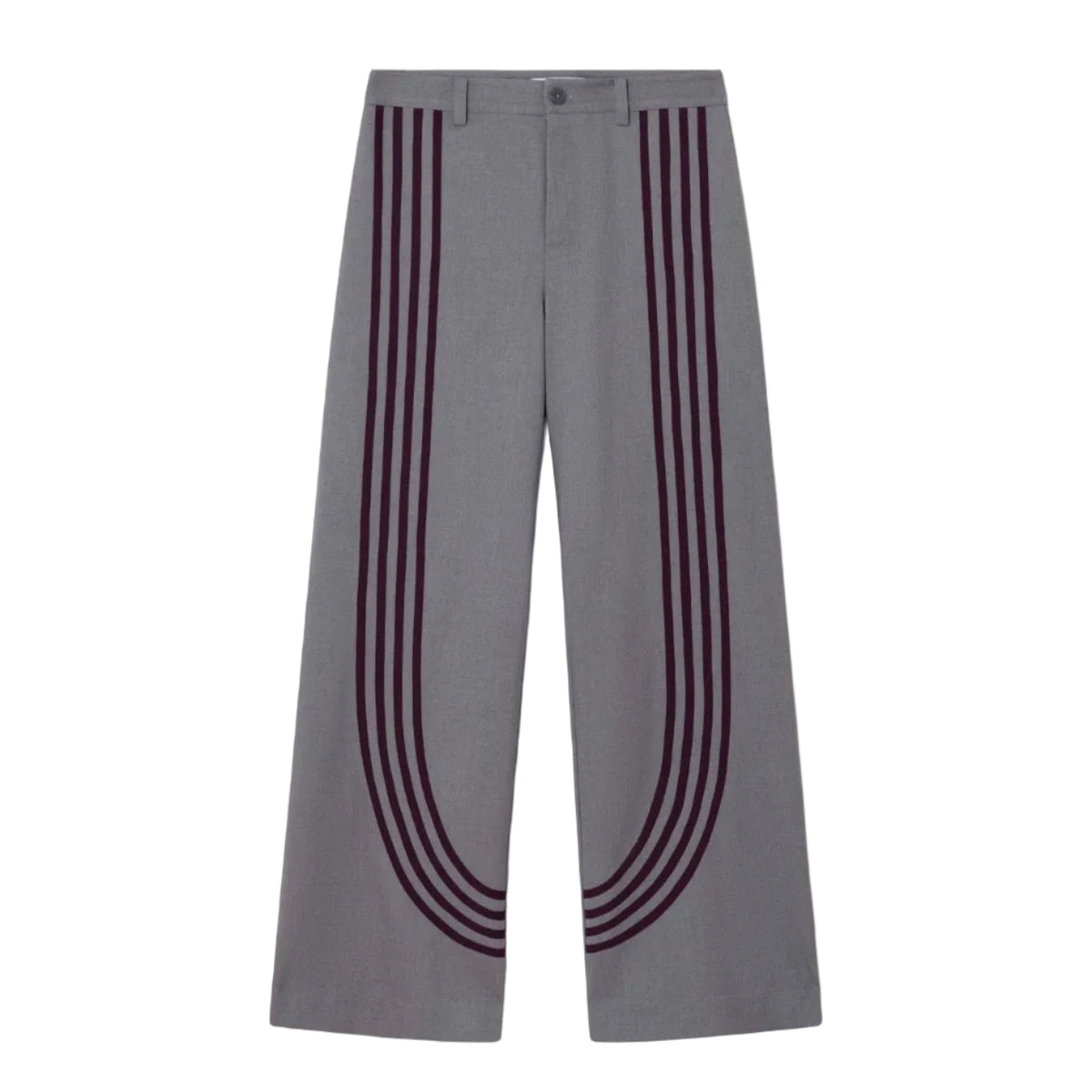 Zion Grey Striped Pants