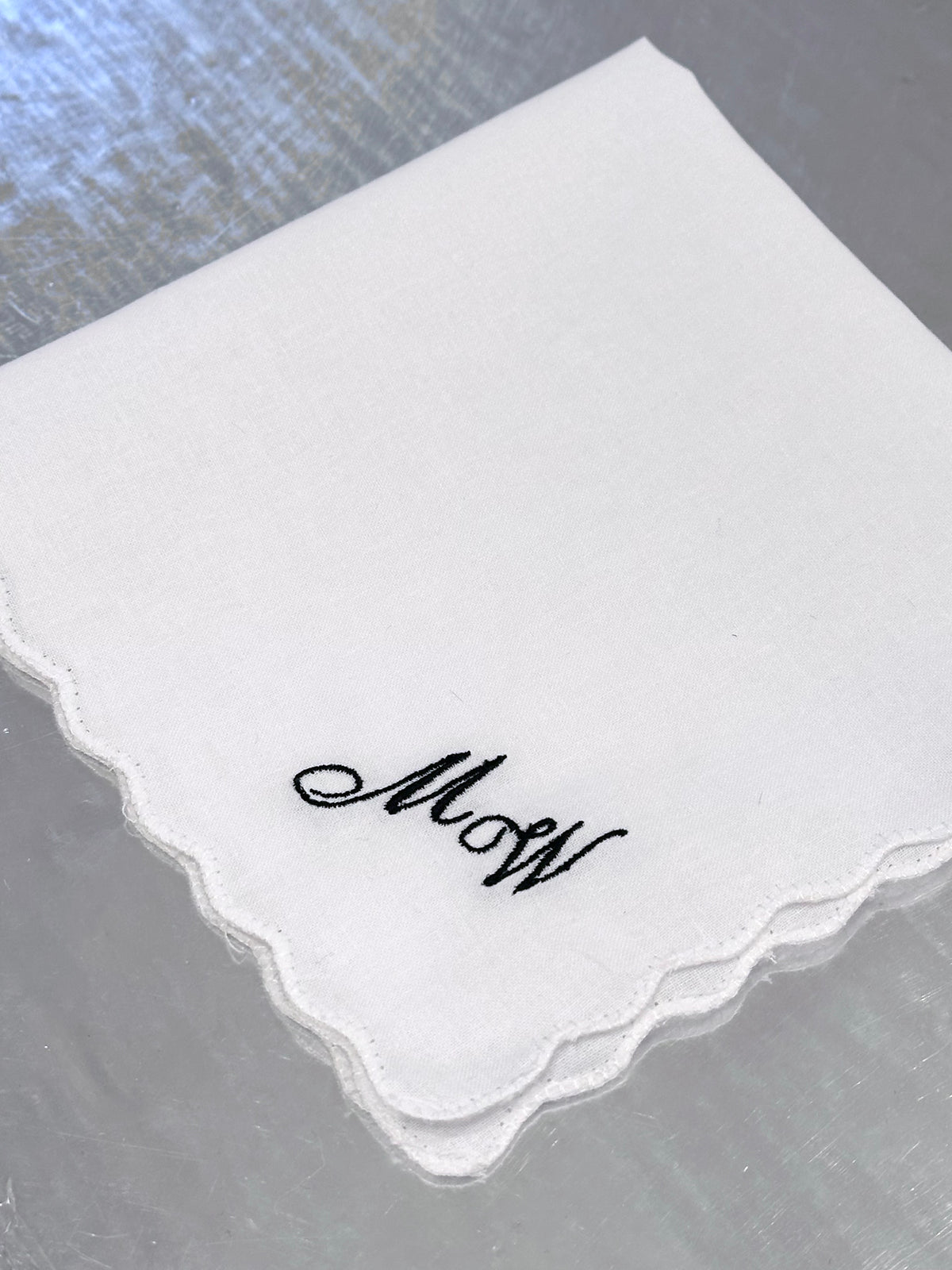 Embroidered Tissue/Cocktail Napkin