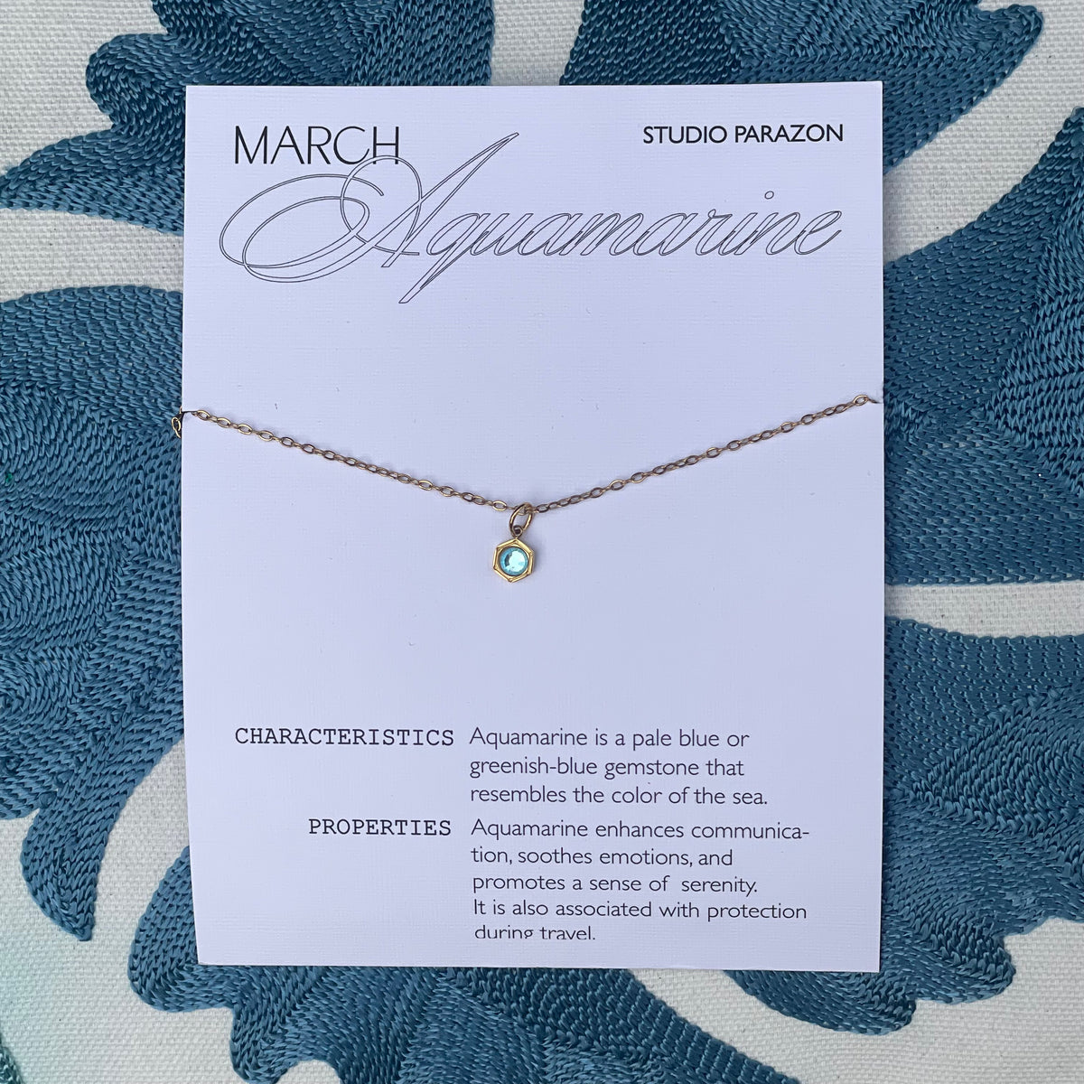 Birthstone Charm (necklace not included)