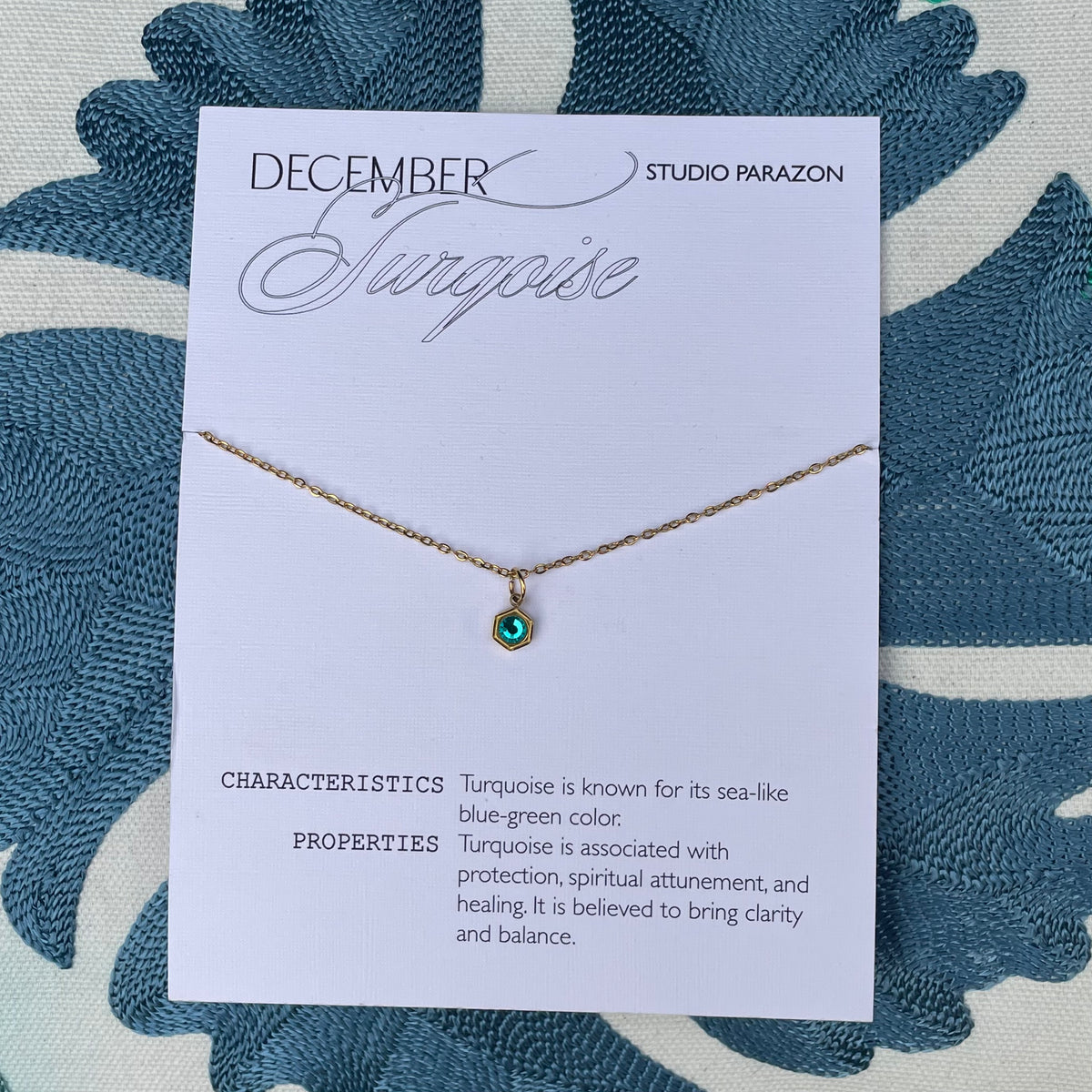 Birthstone Charm (necklace not included)
