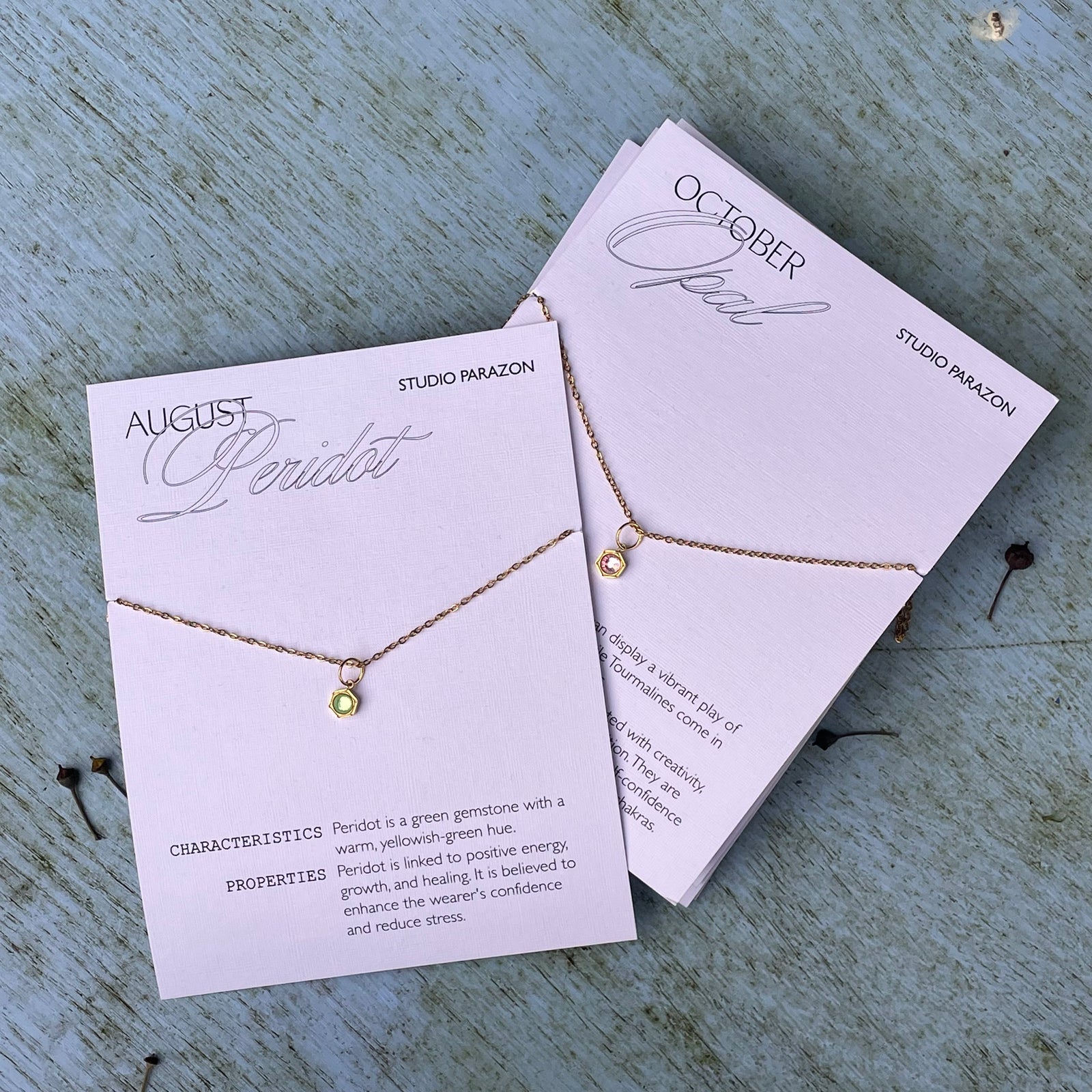 Birthstone Charm (necklace not included)