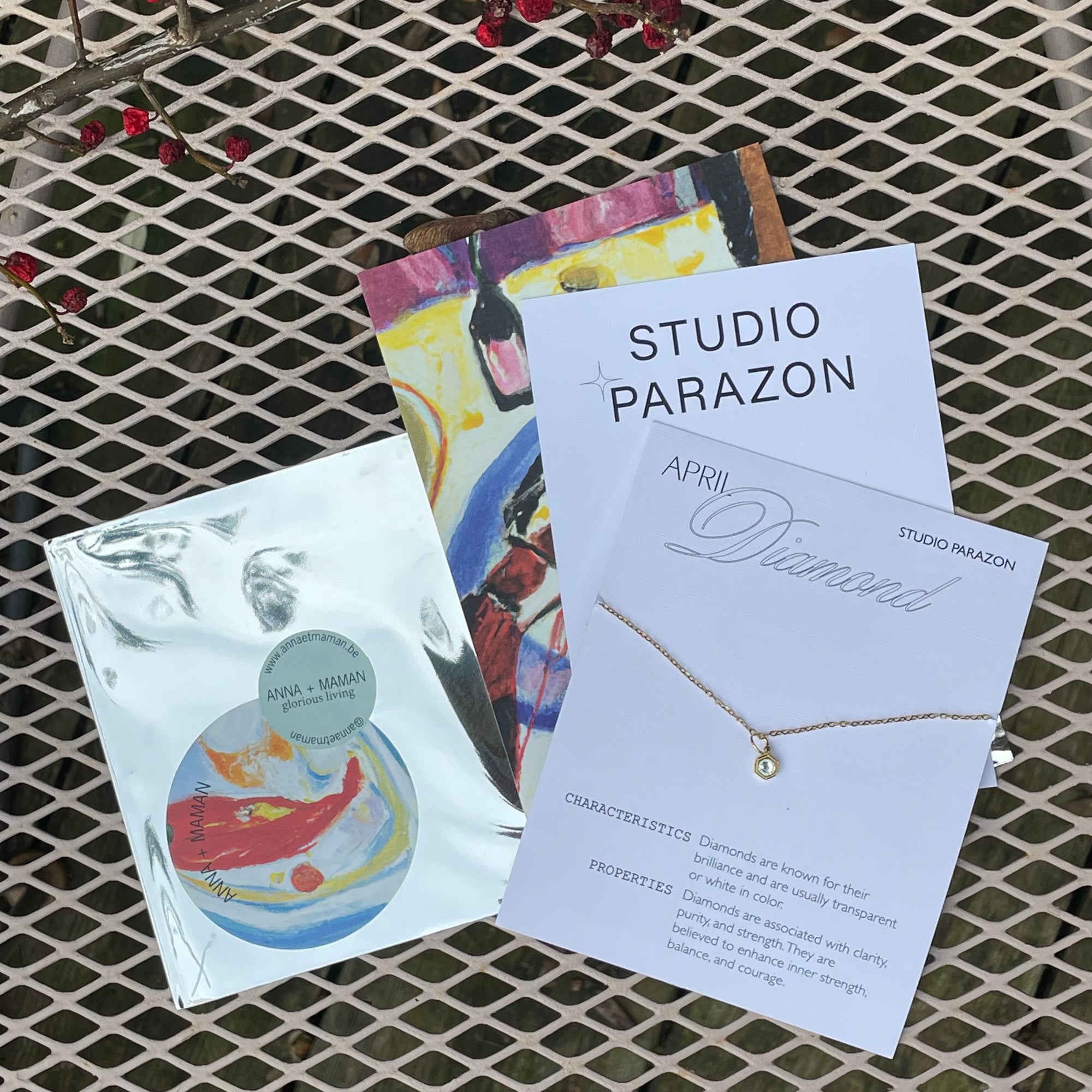 Birthstone Charm (necklace not included)