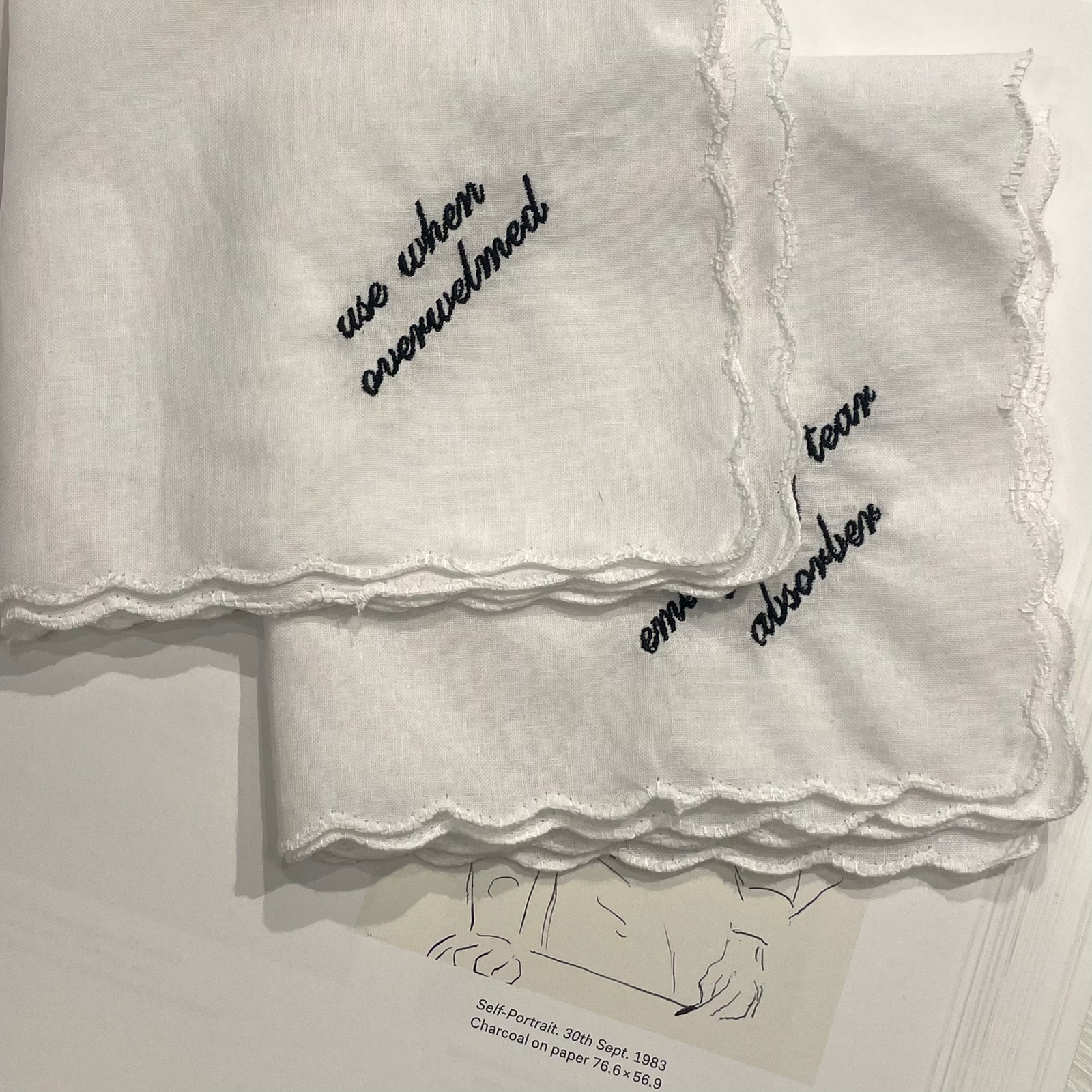 Embroidered Tissue/Cocktail Napkin