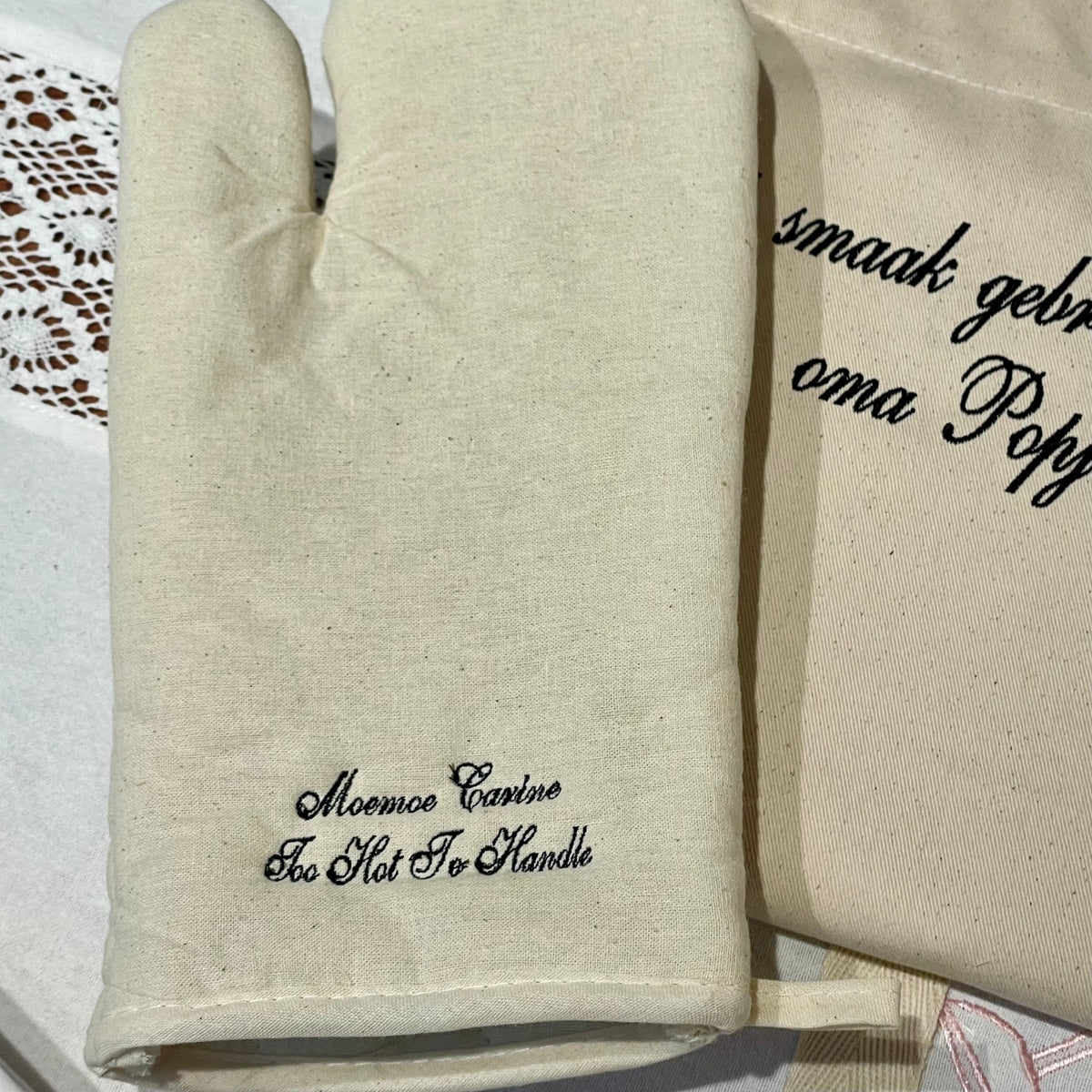 Oven Mitt - personalised